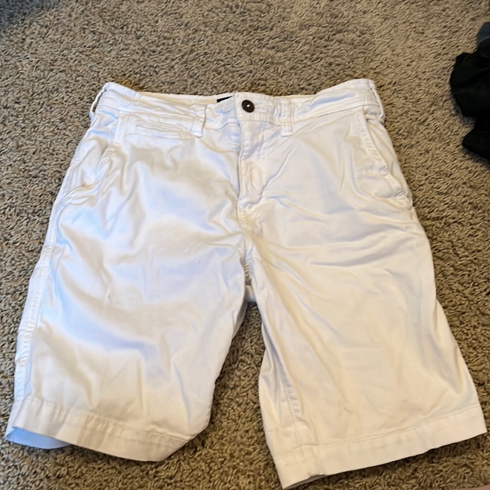 American Eagle White Shorts